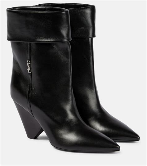 ysl niki ankle boots|saint laurent male boots snakeskin.